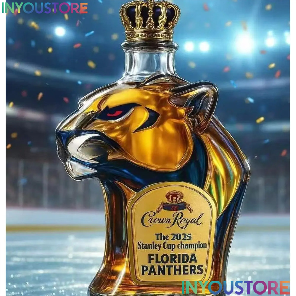 Florida Panthers Whiskey Bottle