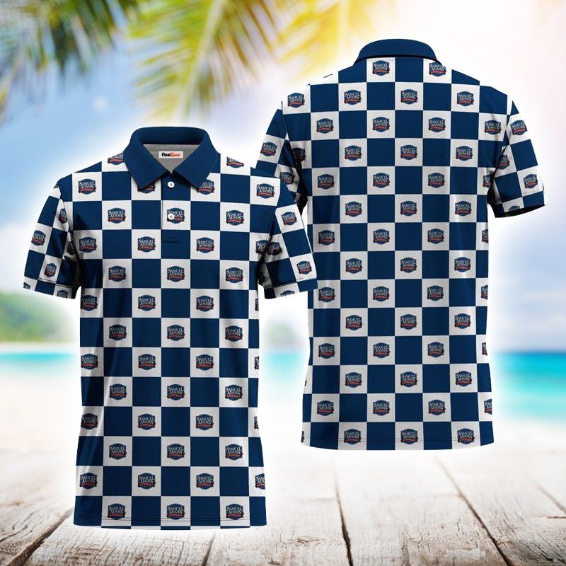 Gingham Samuel Adams Polo Shirt