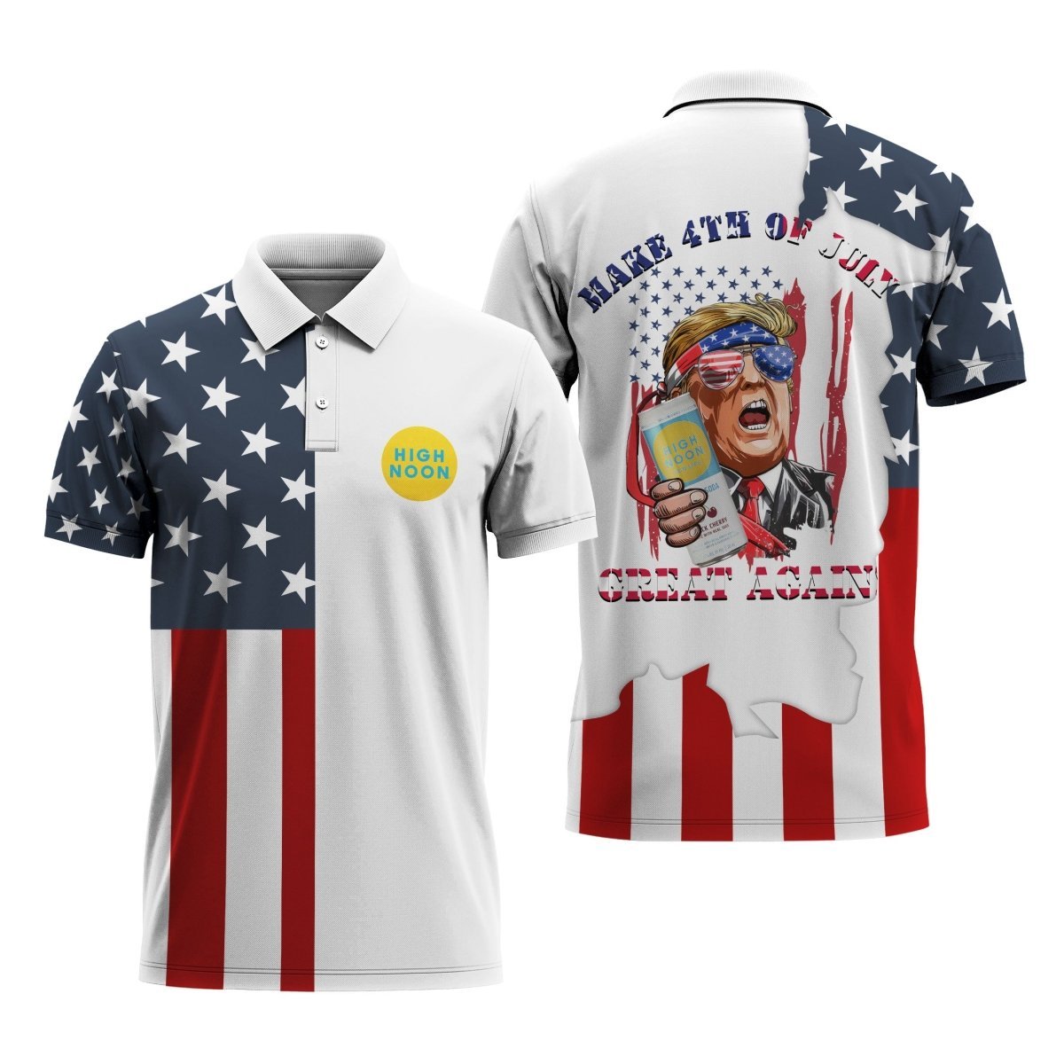 High Noon Independence Day Polo Shirt