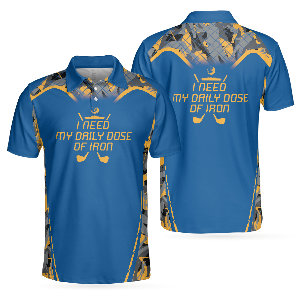 I Need My Daily Dose Of Iro Short Sleeve Polo Shirt, Camouflage Sport Polo Shirt, Best Golf Shirt For Men