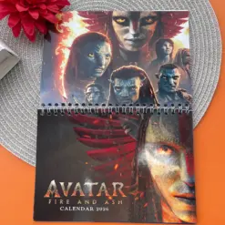 Calendar Avatar Movie Fire And Ash Movie 2026 Wall Calendar Planner Office Decor