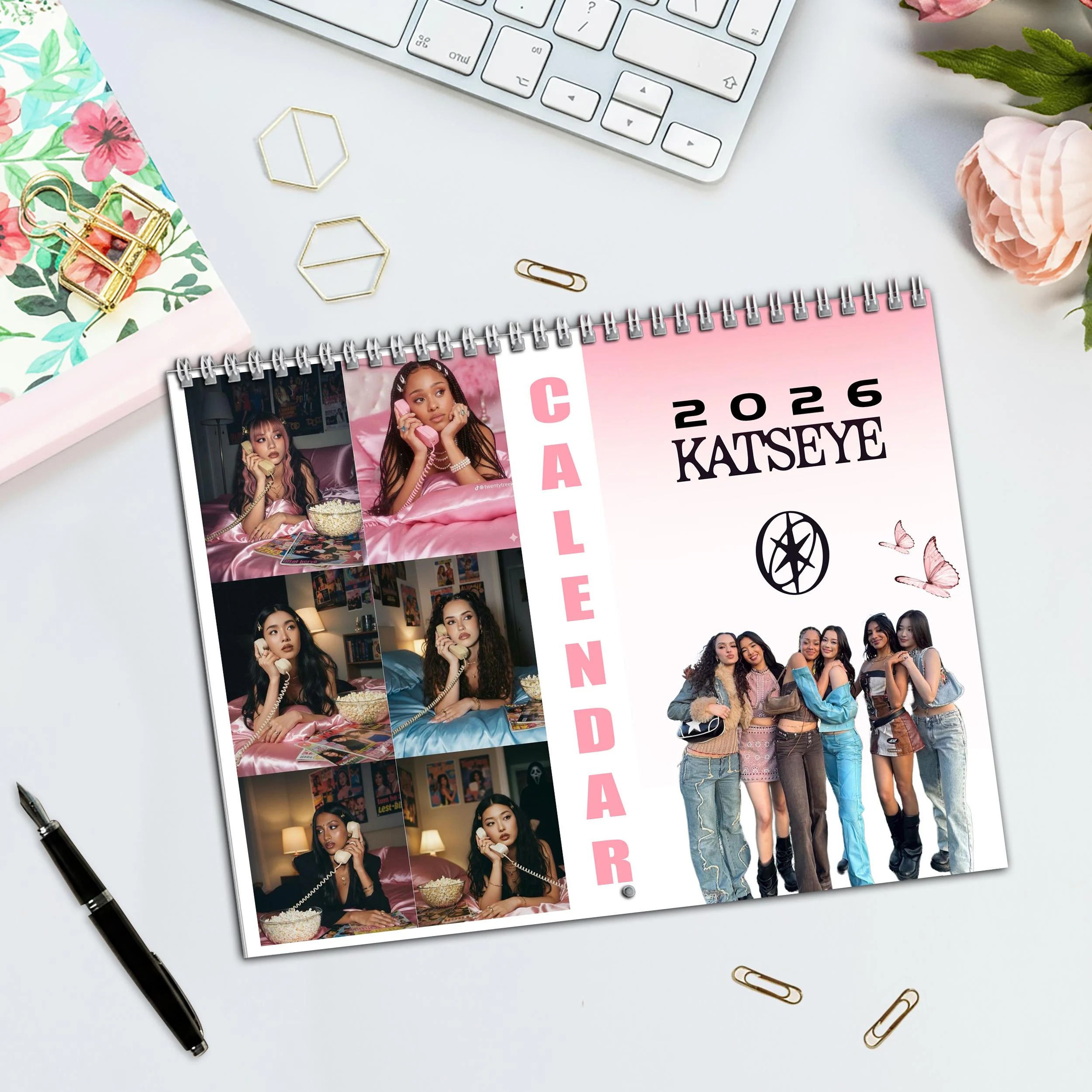 KATSEYE Desk Calendar 2026