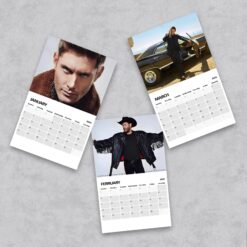 Alternative view of Jensen Ackles 2026 Wall Calendar Planner, Jensen Ackles Fan Gift for Fan Merchandise, Celebrity Crush Merch, Jensen Ackles Planner 2026
