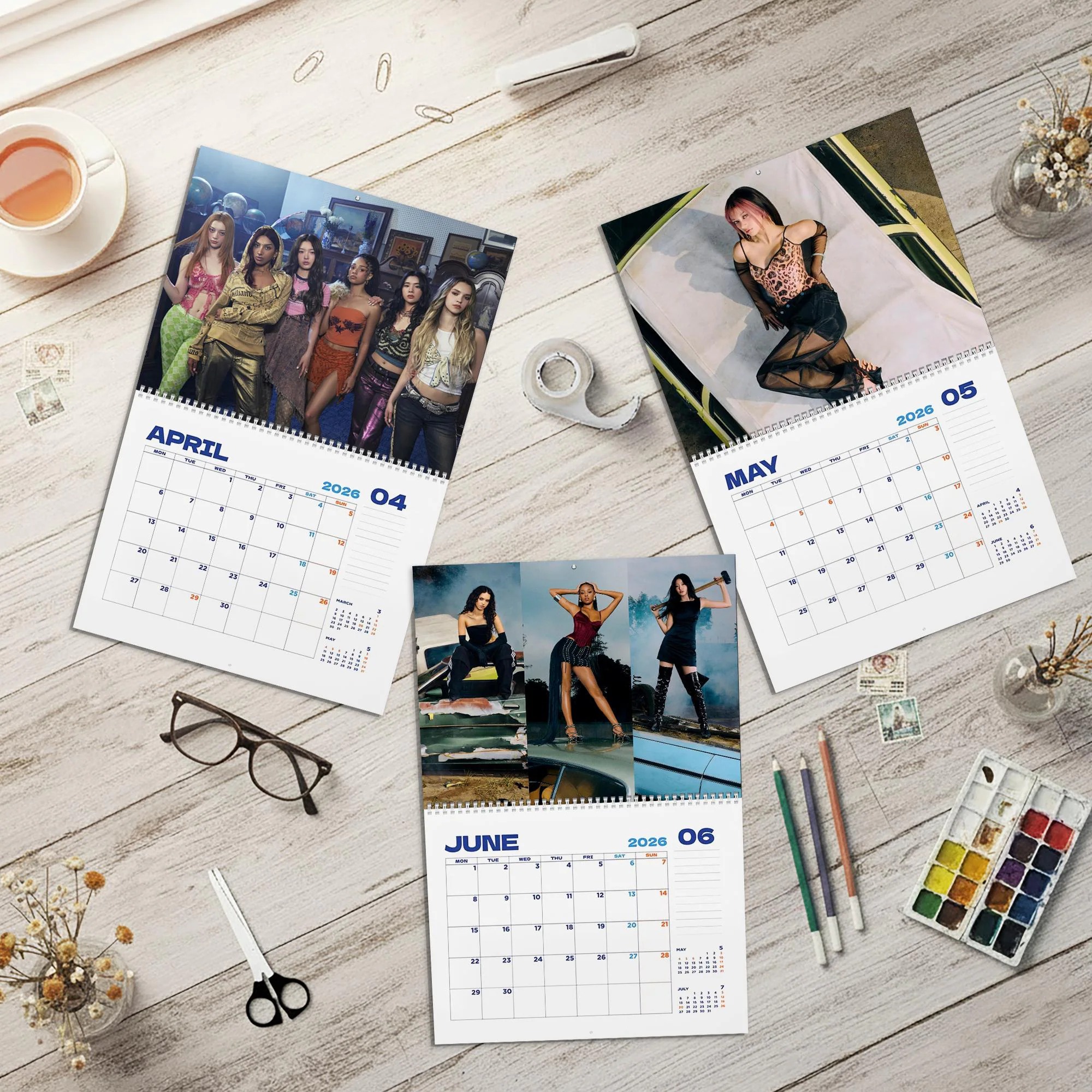 KATSEYE Desk Calendar 2026 - Image 4