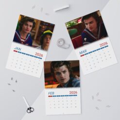 Alternative view of Steve Harrington 2026 Calendar, Fan Art Wall Calendar For Fans, Funny Quotes Monthly Planner