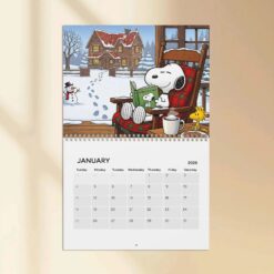 2026 Snoopy Writable Wall Calendar, Peanuts Organizer Wall Calendar