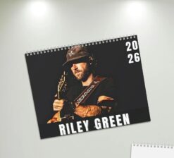 Riley Green 2026 Wall Calendar, Country Music Fan Gift, Western Home Decor
