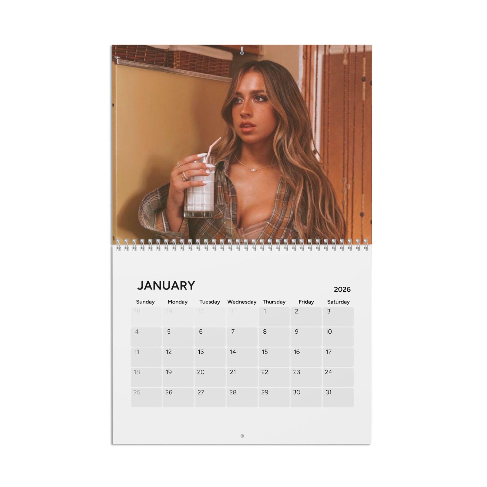 Tate Music Calendar 2026, Music Fan Gift Calendar, Funny Music Calendar, Music Wall Calendar - Image 2