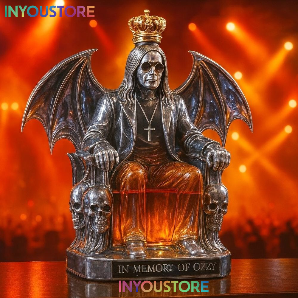 In Memory Of Ozzy Custom Whiskey Bottle - Image 3