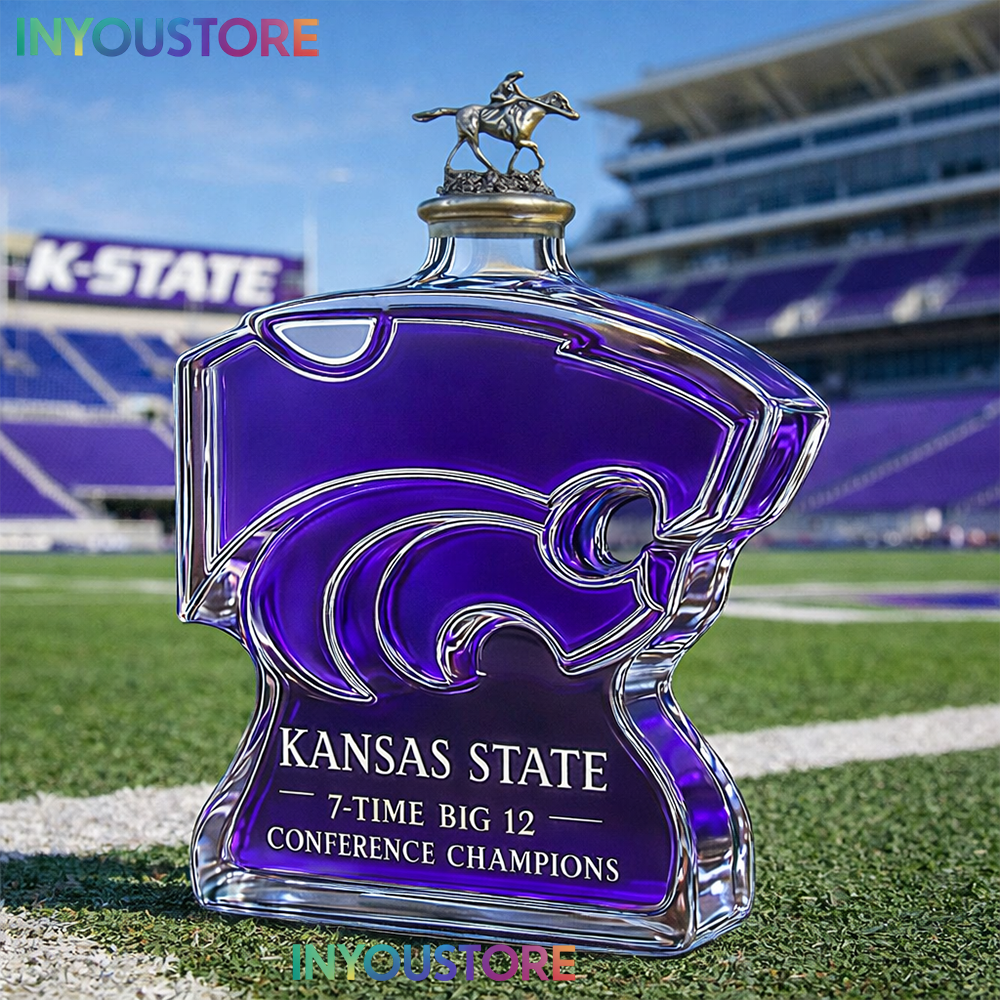 Kansas State Wildcats Whiskey Bottle Kansas - Image 3