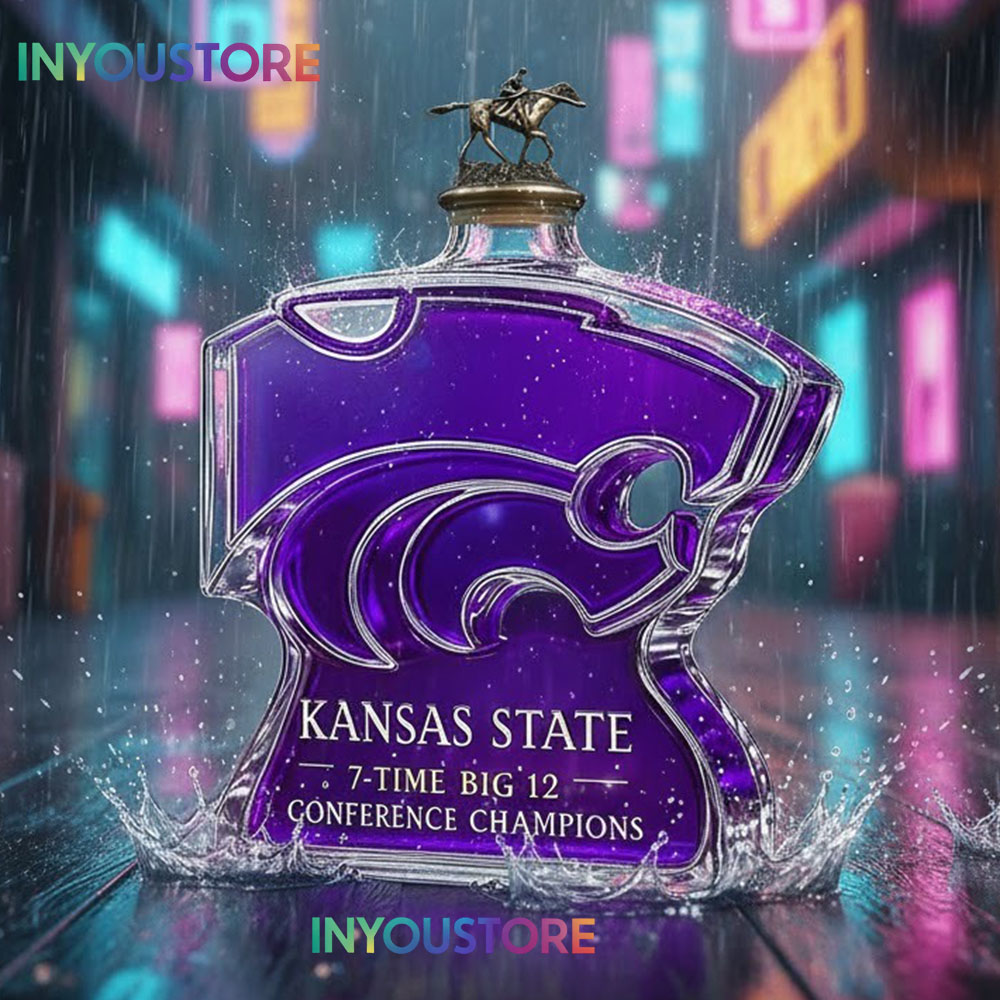 Kansas State Wildcats Whiskey Bottle Kansas - Image 4