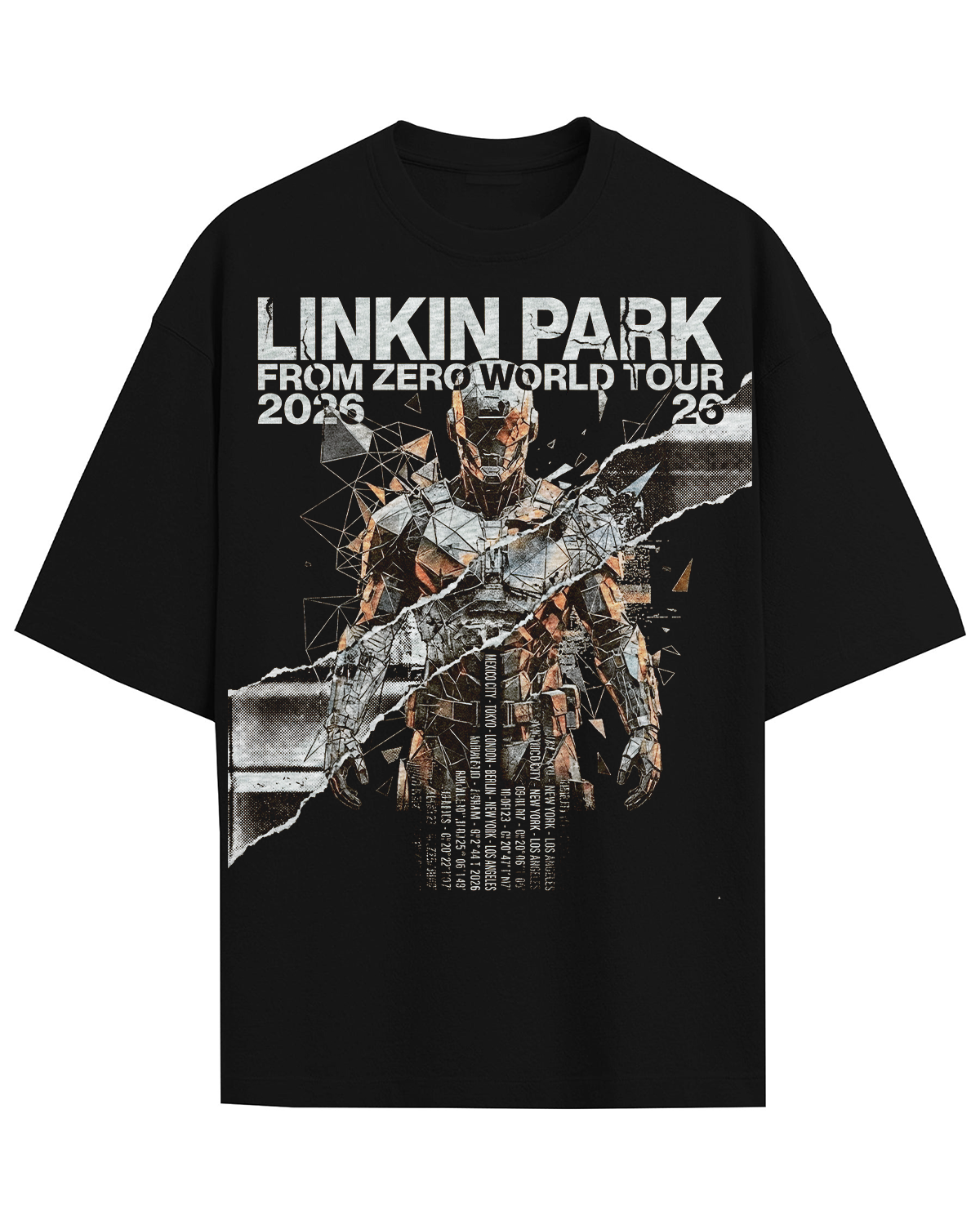Linkin Park From Zero Tour Vintage 2000s Nu Metal Bootleg Washed Aesthetic