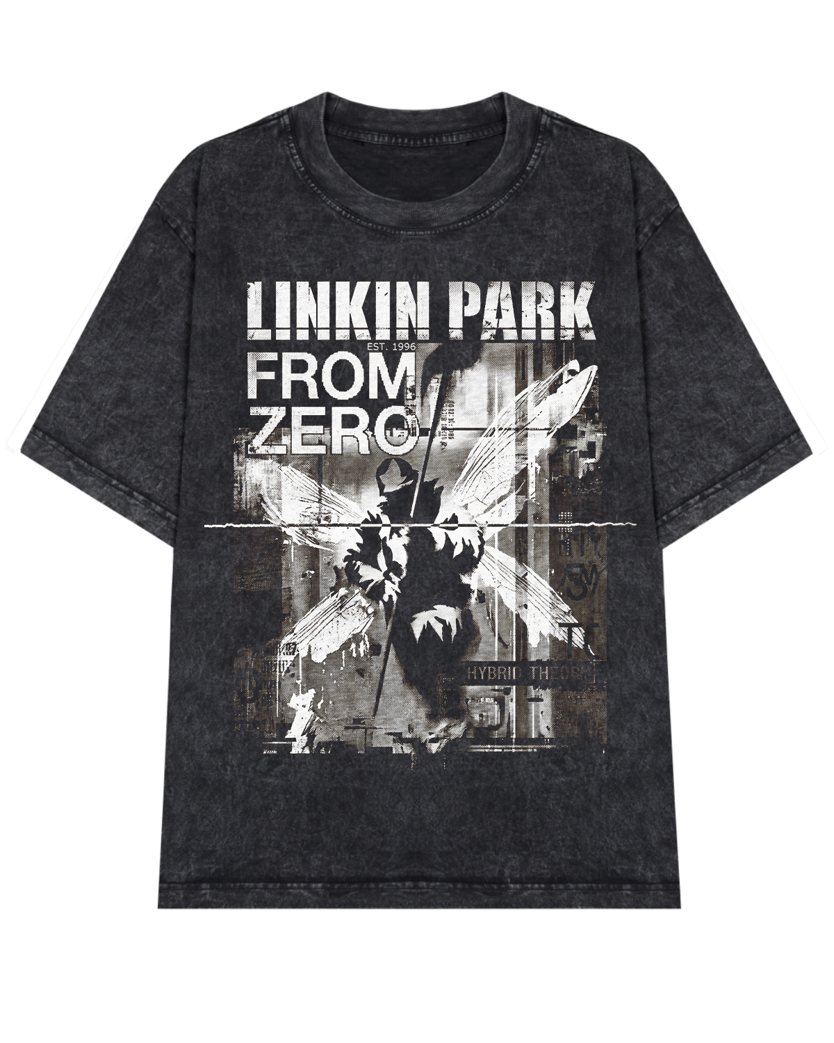 Alternative view of Linkin Park From Zero Vintage Y2K Nu Metal Bootleg Washed Aesthetic
