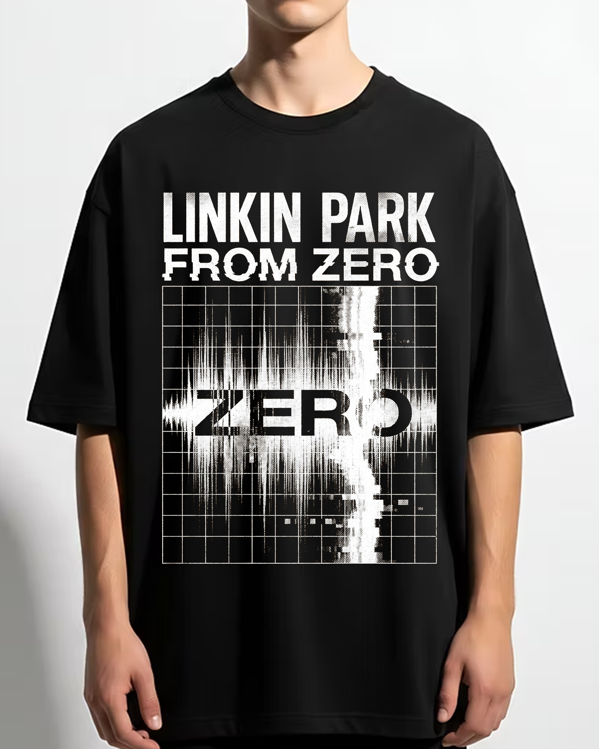 Alternative view of Linkin Park From Zero Vintage Y2K Nu Metal Bootleg Washed Splatter