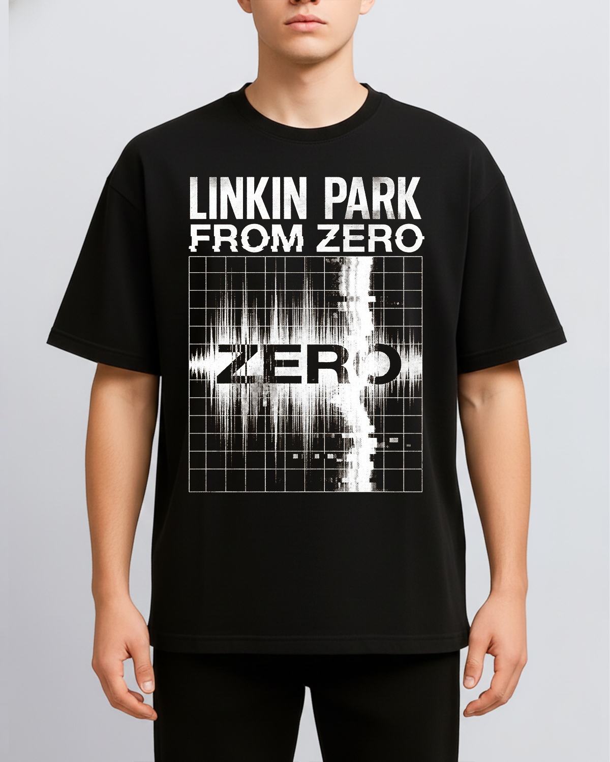 Linkin Park From Zero Vintage Y2K Nu Metal Bootleg Washed Splatter - Image 3