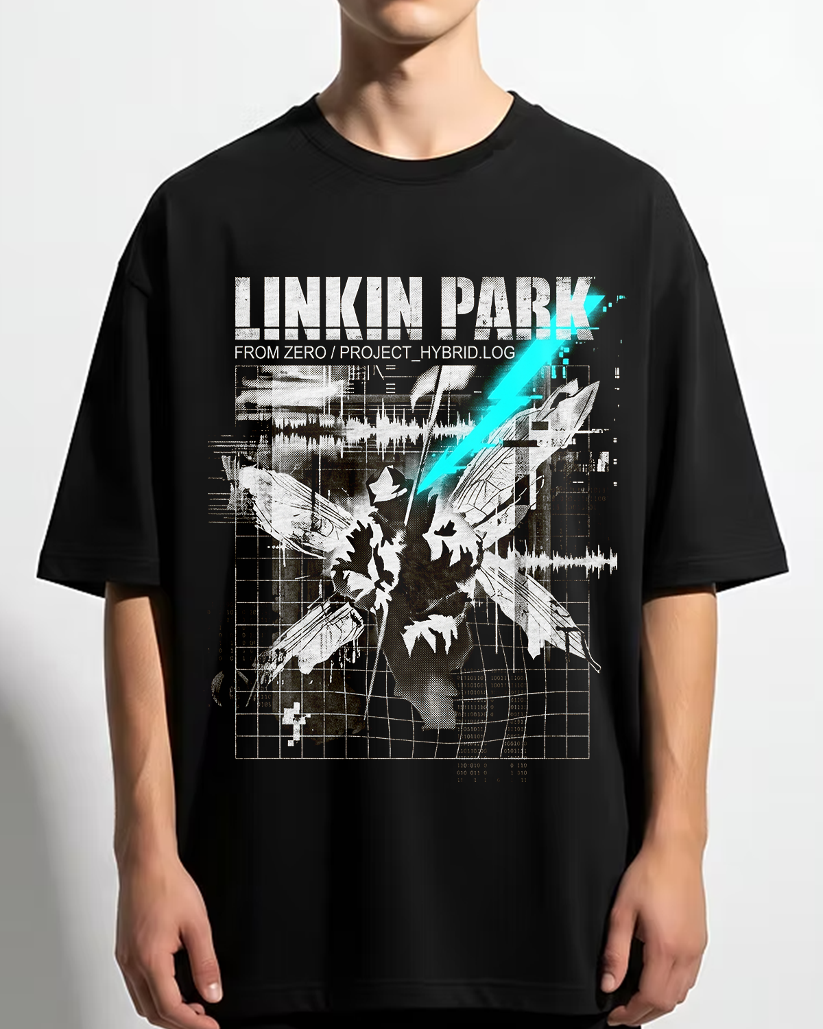 Alternative view of Linkin Park From Zero Y2K Nu Metal Aesthetic Vintage Bootleg Glitch Style