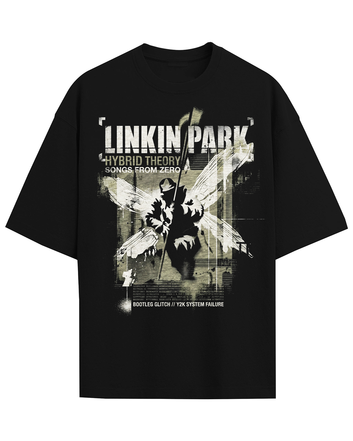 Linkin Park Hybrid Era Vintage Y2K Nu Metal Bootleg Washed Glitch
