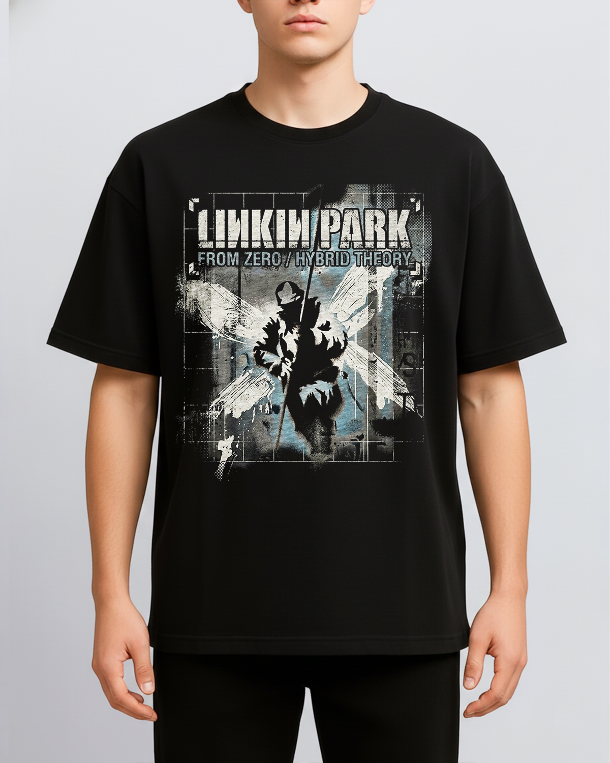 Alternative view of Linkin Park New Era Y2K Nu Metal Glitch Vintage Bootleg Streetwear