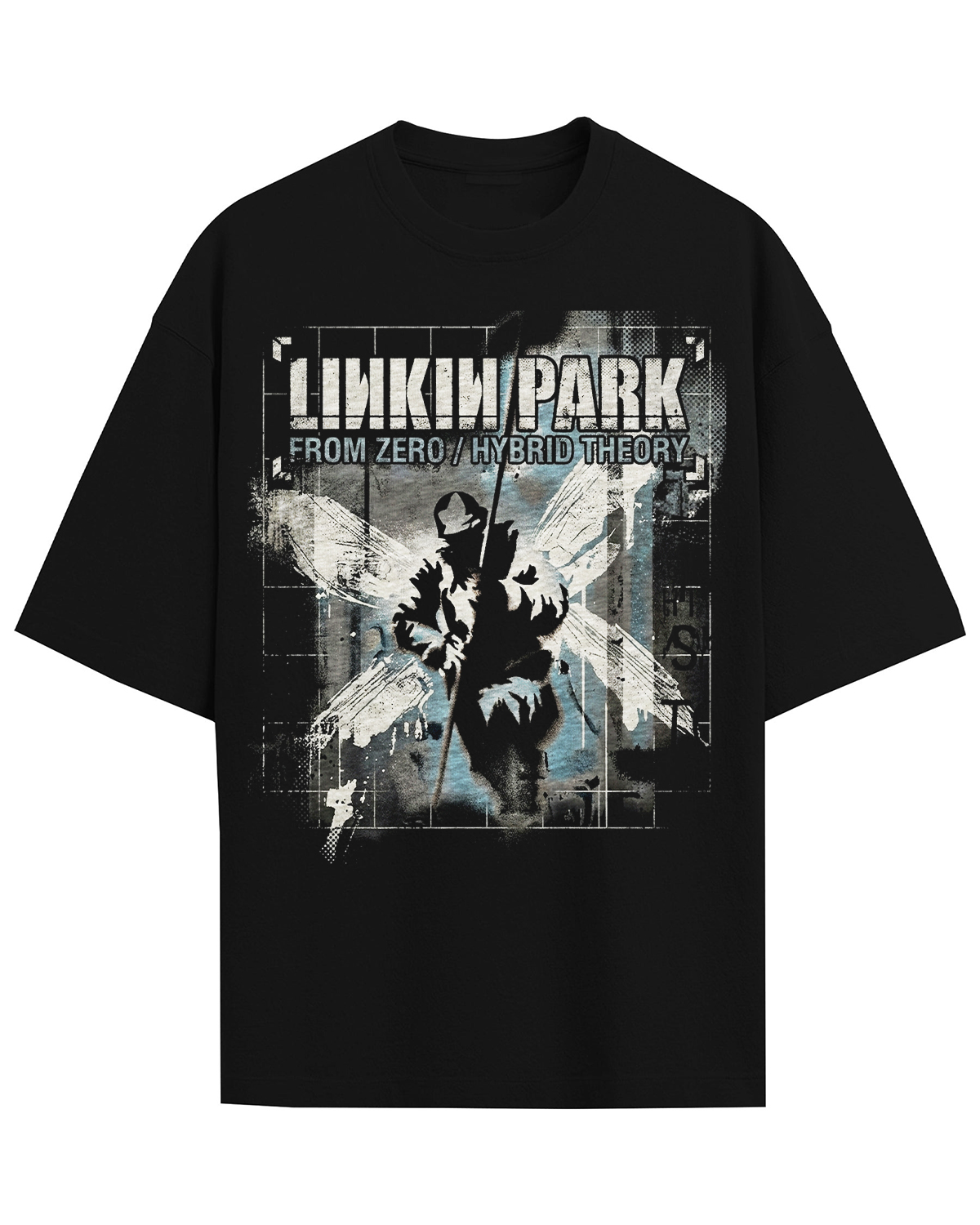 Linkin Park New Era Y2K Nu Metal Glitch Vintage Bootleg Streetwear