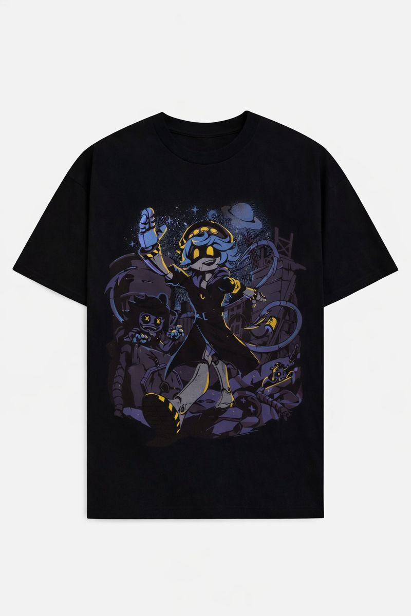 Men's Murder Drones Graphic Oversized T-Shirt Serial Designation N Cotton Black Adult Size S-4XL