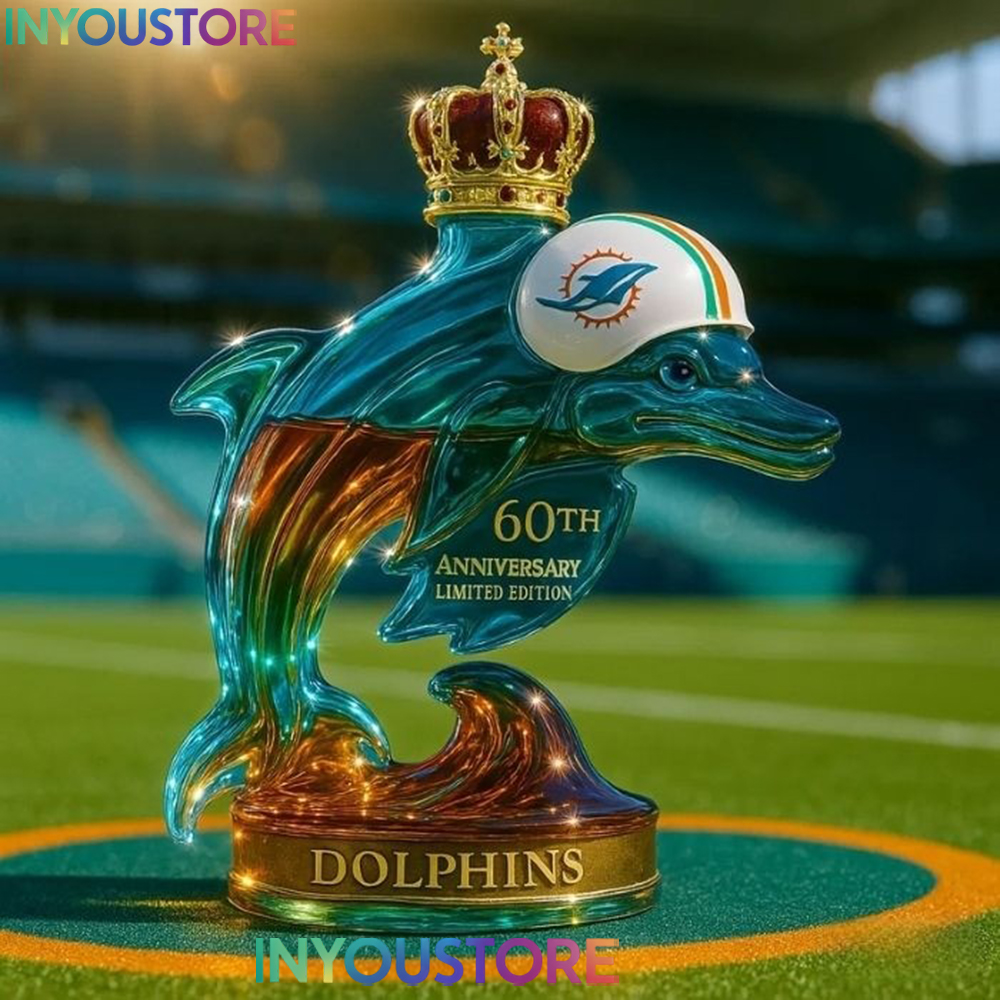 Miami Dolphins Whiskey Bottle