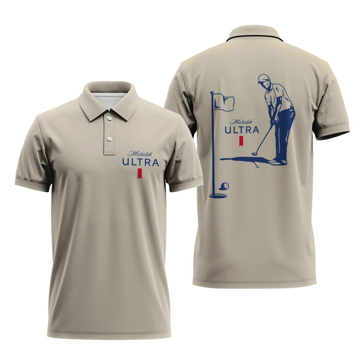 Michelob Ultra Golf Player Polo Shirt