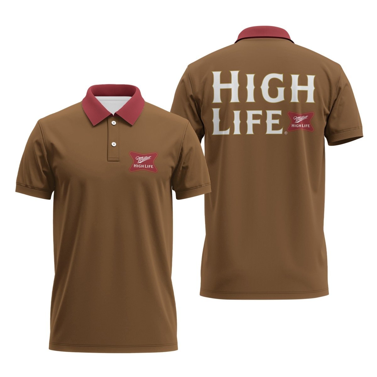 Miller High Life Polo Shirt