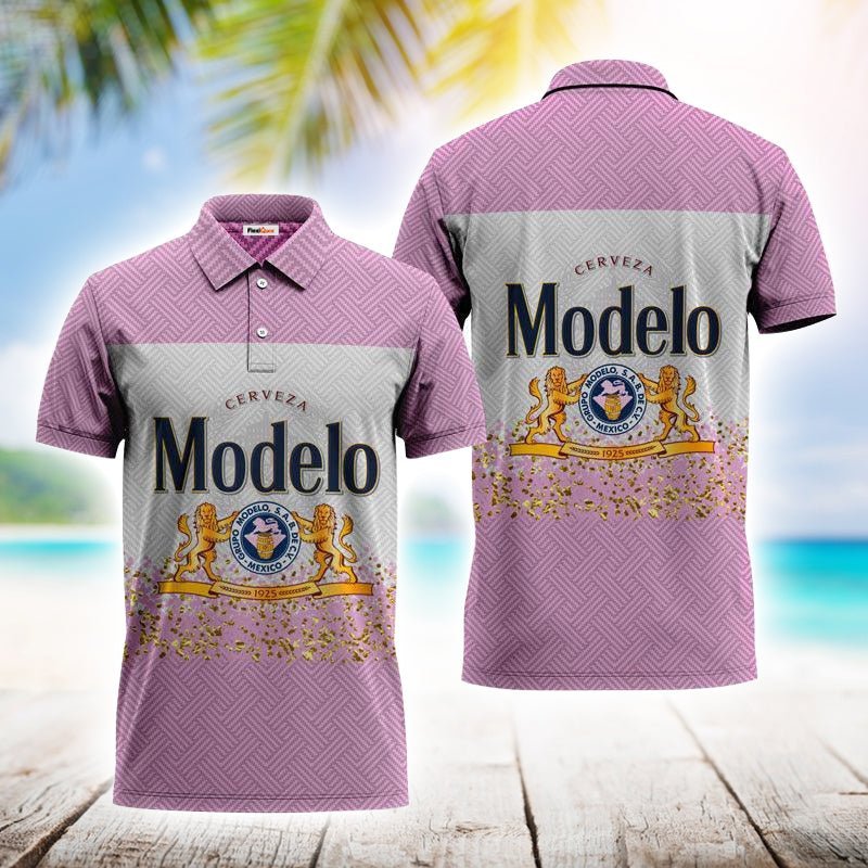 Modelo Series Pink Polo Shirt