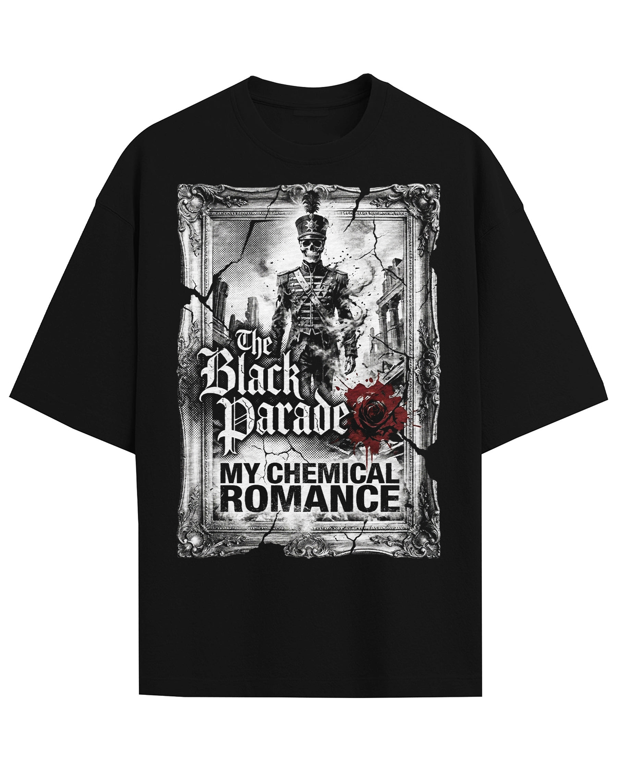 My Chemical Romance Black Parade Vintage Emo Goth Bootleg Washed