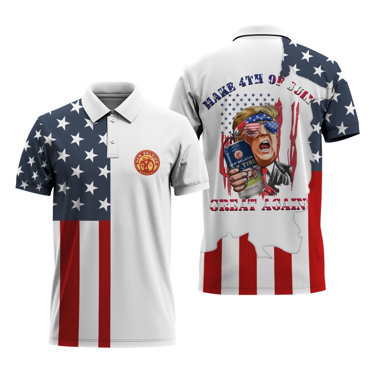 New Belgium Independence Day Polo Shirt