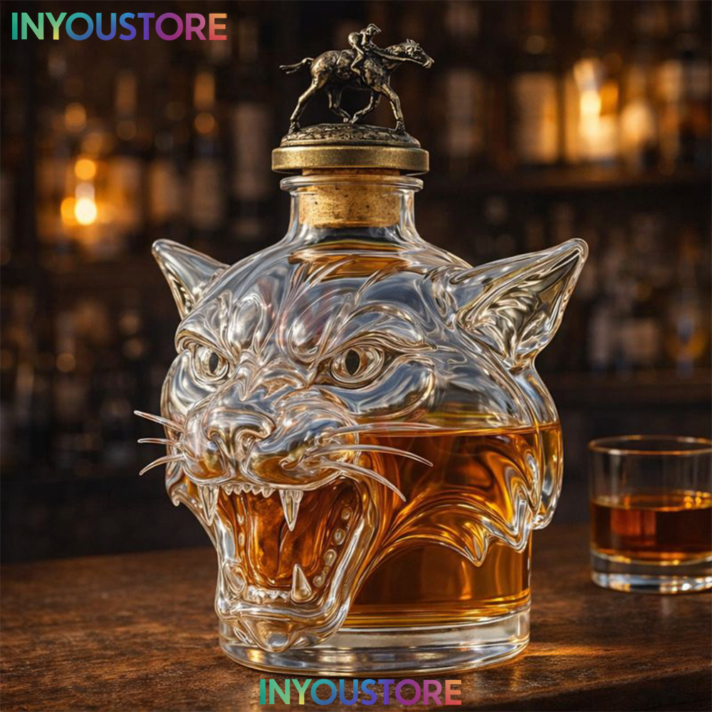 New Kentucky Wildcat Mascot Whiskey Bottle - Image 3
