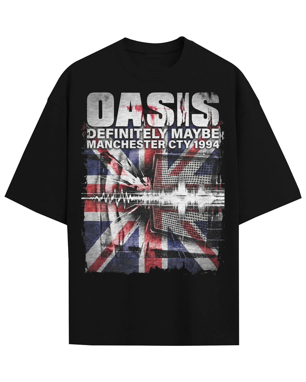 Oasis Definitely Maybe Era Vintage Britpop Reunion Bootleg Washed Distortion