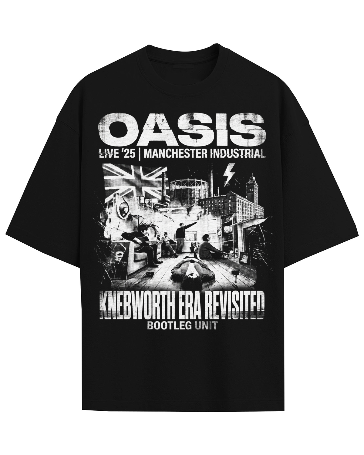 Oasis Live 25 Reunion Britpop Manchester Legend Vintage 90s Rock Bootleg