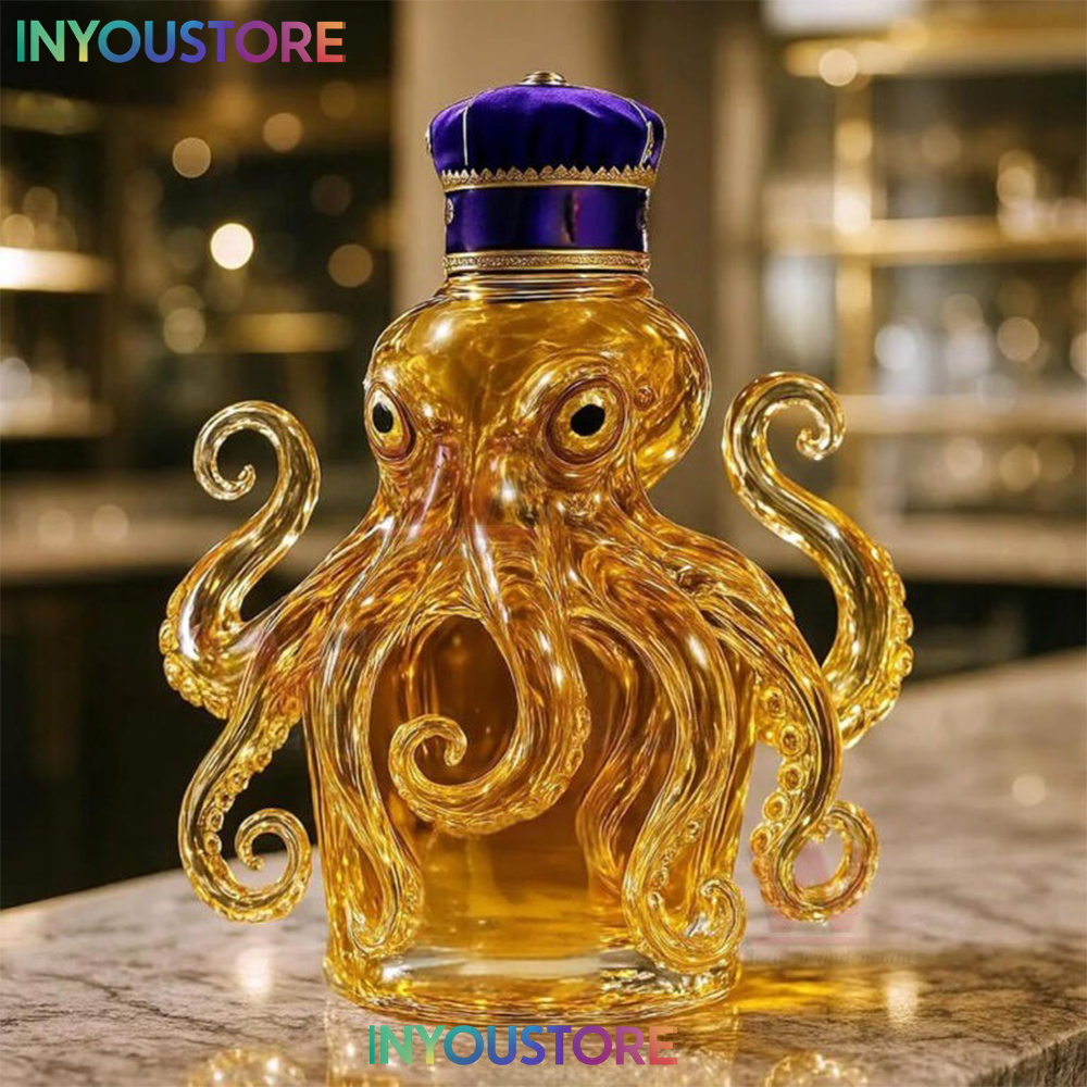 Octopus Whiskey Bottle