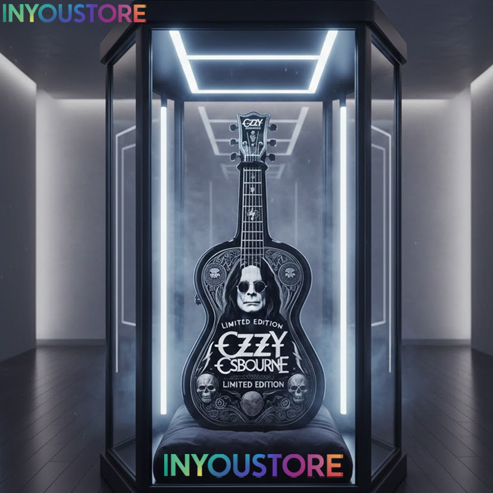 Ozzy Osbourne Limited Edition Guitar Whiskey Decanter – Rock & Metal Collector Gift - Image 4