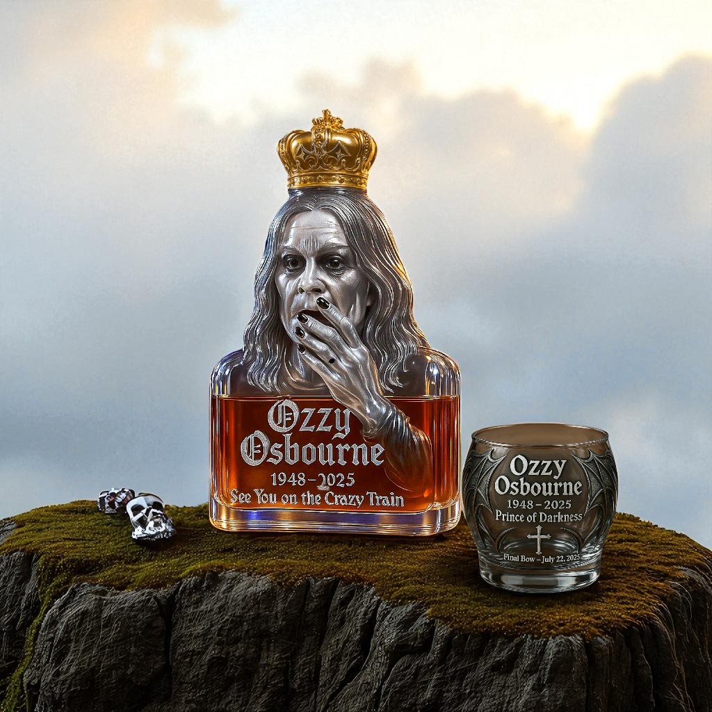 Ozzy Osbourne Whiskey Bottle
