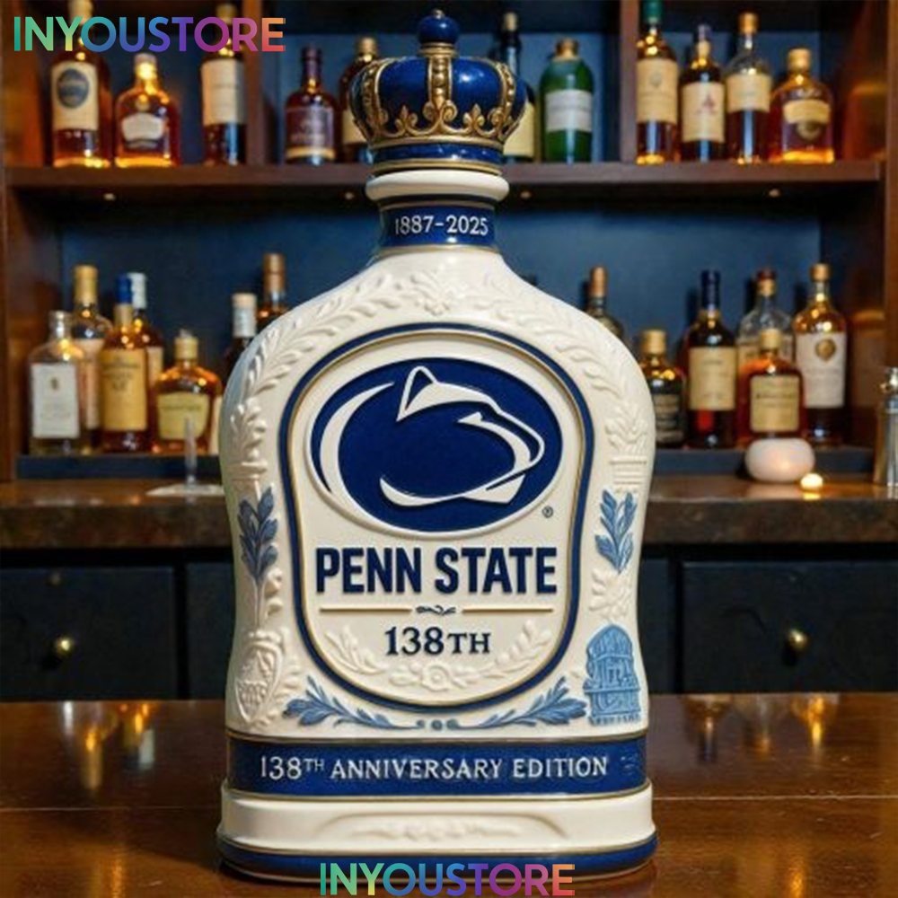 Penn State Nittany Lions 138th Anniversary Whiskey Bottle - Image 3
