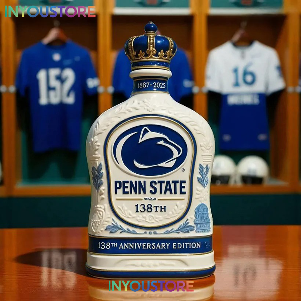 Penn State Nittany Lions 138th Anniversary Whiskey Bottle - Image 4