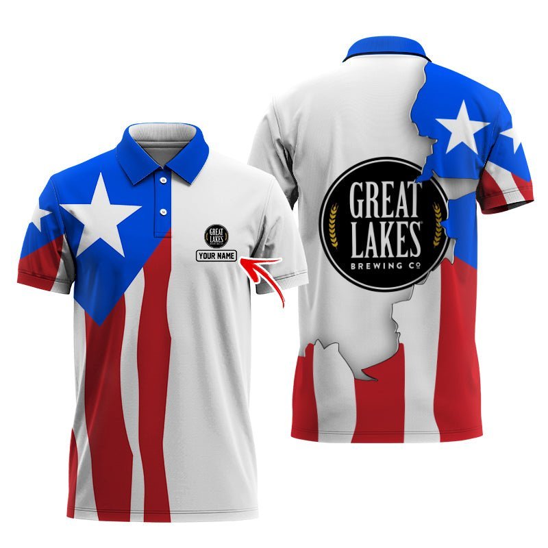 Personalized Great Lakes Puerto Rico Polo Shirt