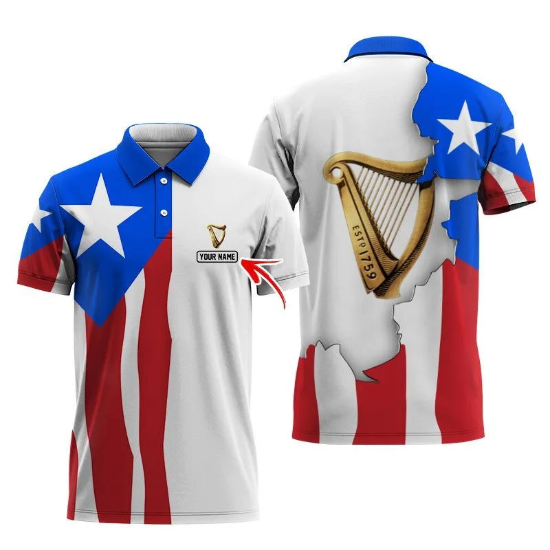 Personalized Guinness Puerto Rico Polo Shirt