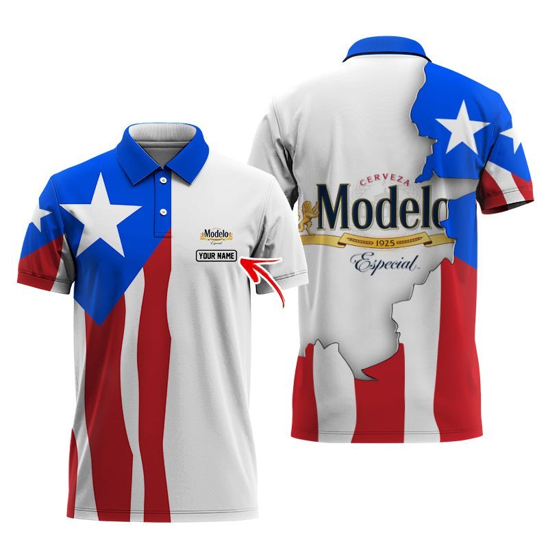 Personalized Modelo Puerto Rico Polo Shirt