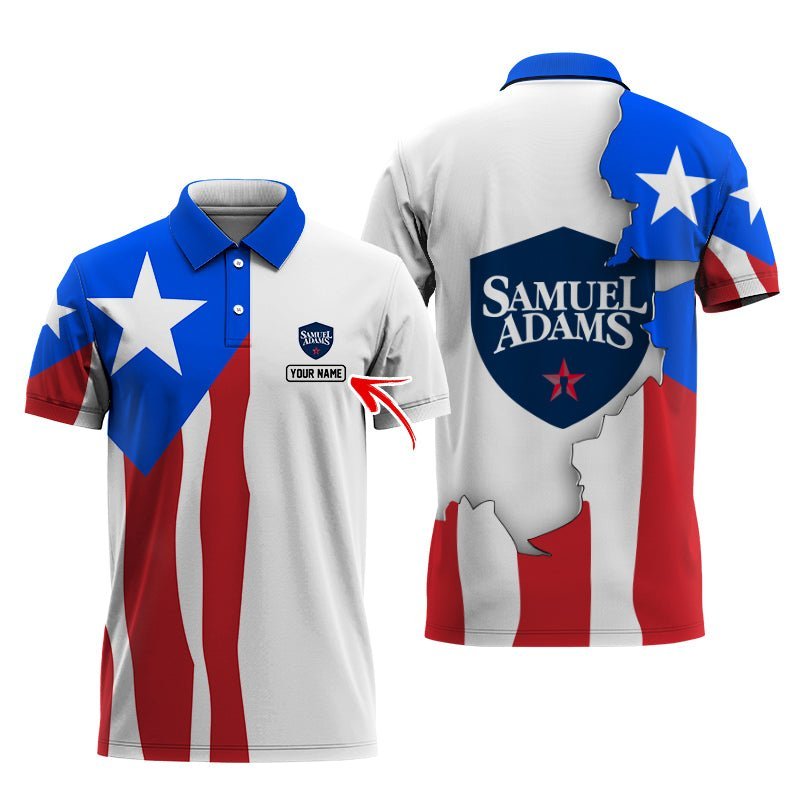 Personalized Samuel Adams Puerto Rico Polo Shirt
