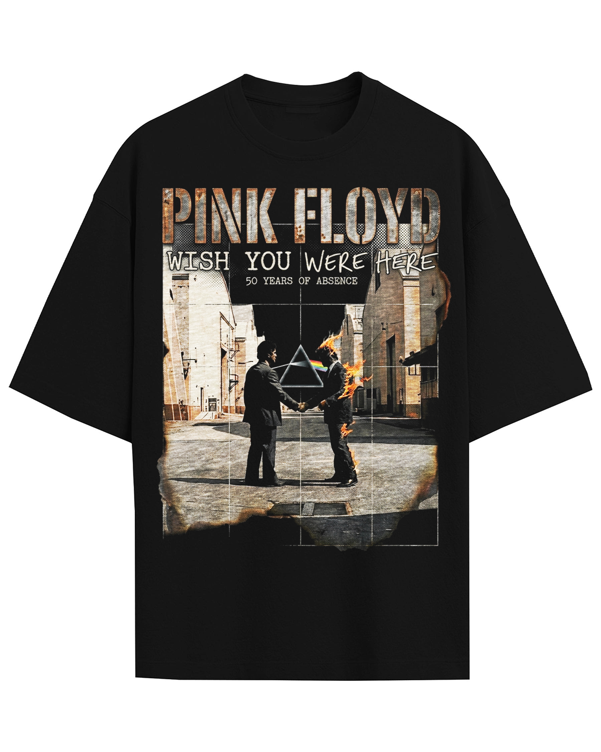 Pink Floyd Wish You Were Here 50th Anniversary 1975 Era Vintage Art Rock Bootleg