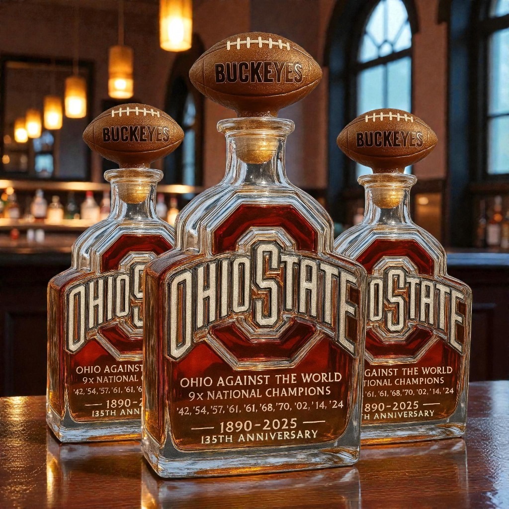 Pouring 135 Years of Greatness: The “Ohio Against The World” Commemorative Whiskey Bottle