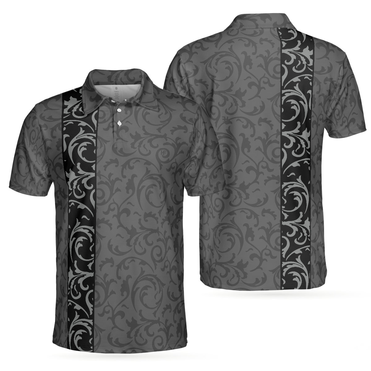 Premium Floral Modern Style Short Sleeve Polo Shirt, Floral Pattern Polo Shirt, Best Golf Shirt For Men