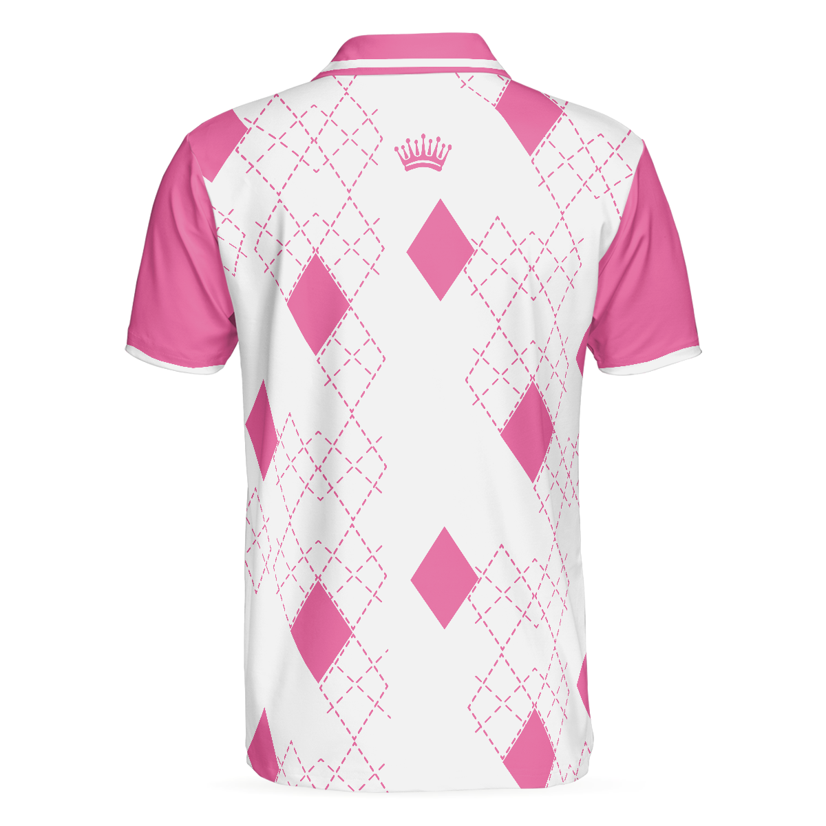 Alternative view of Queen Of The Golf Course Short Sleeve Polo Shirt, Polo Shirts For Men And Women