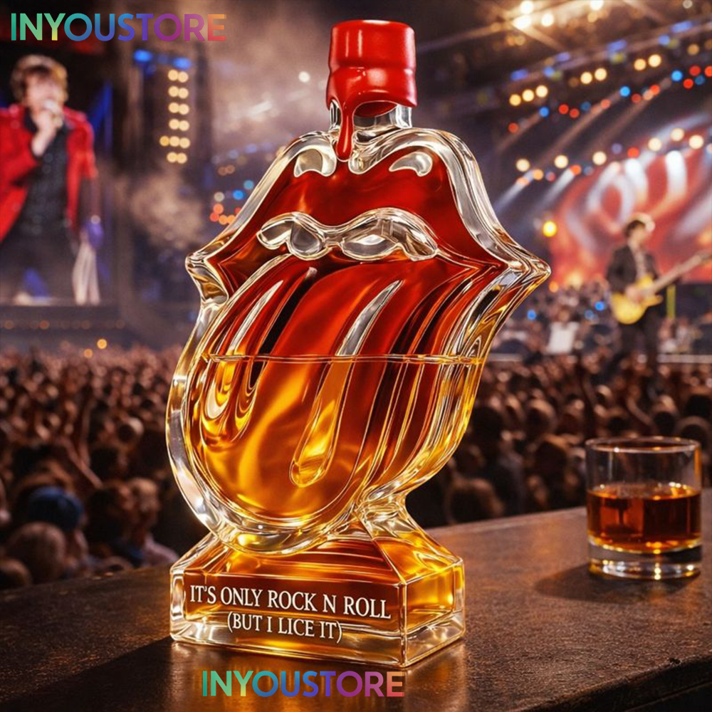 Rolling Stones Tongue Shape Whiskey - Image 3