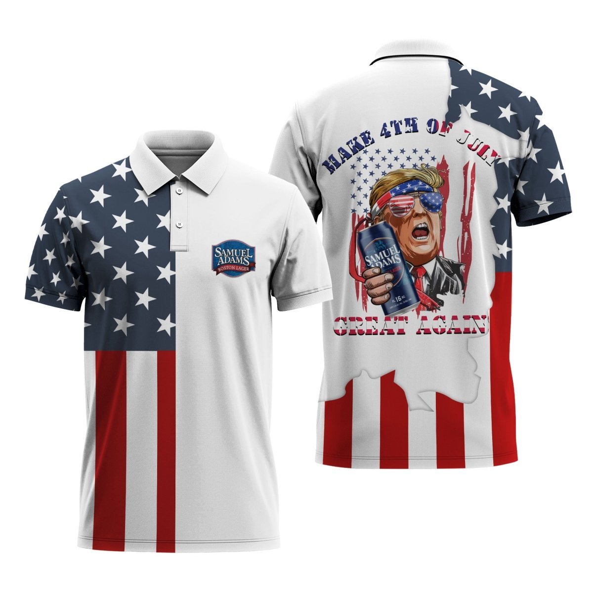 Samuel Adams Independence Day Polo Shirt