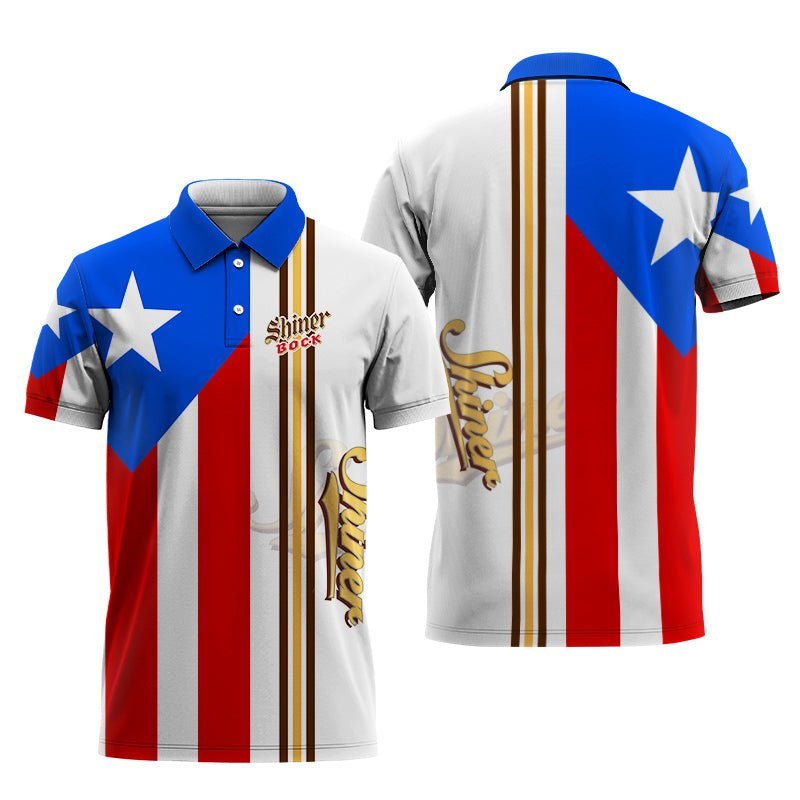 Shiner Bock Puerto Rican Polo Shirt