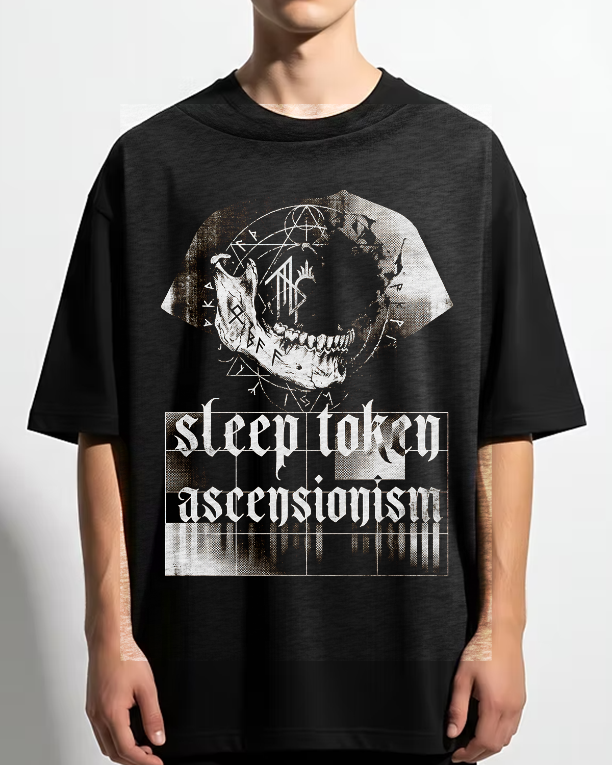 Sleep Token Eden Cult Vintage Heavy Metal Ritual Bootleg Washed Graphic - Image 3